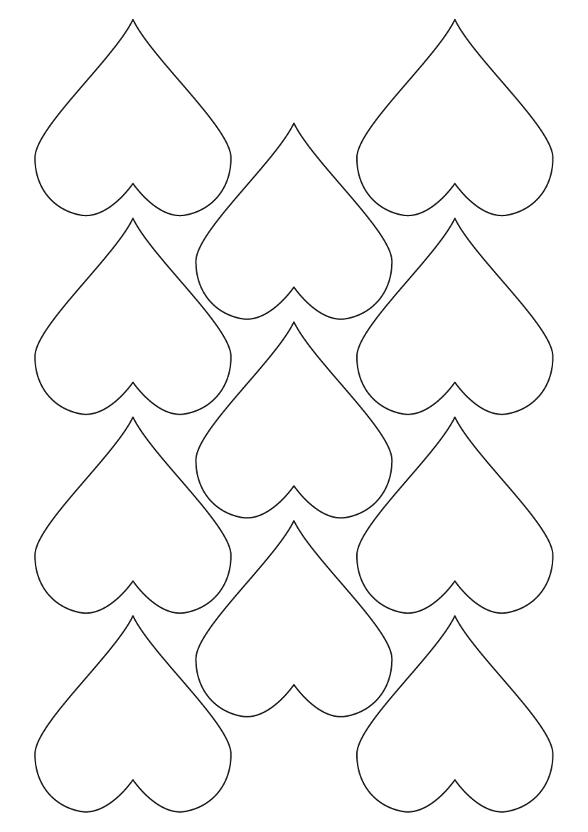 Heart shape labels 70mm x 70mm Fluorescent Paper Labels Heart shape labels 70mm x 70mm Fluorescent Paper Labels