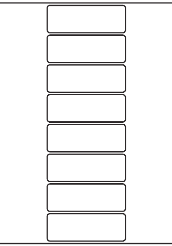 Rectangle Labels 97mm x 34mm - 1,900 labels per roll