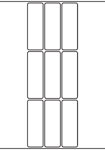 Rectangle Labels 30mm x 90mm - 2,250 labels per roll - Click Image to Close