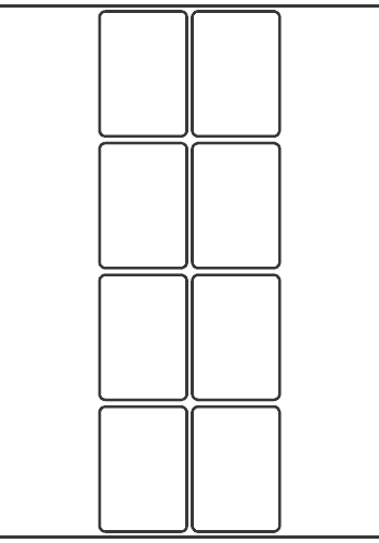 Rectangle Label 49mm x 70mm - 1,900 labels per roll
