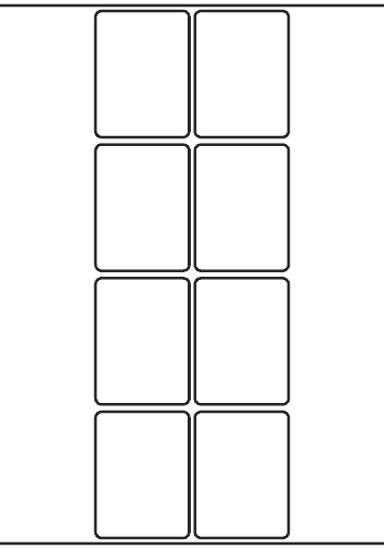 Rectangle Label 49mm x 66mm - 2,000 labels per roll