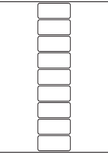 Rectangle Label 64mm x 30mm - 2,130 labels per roll