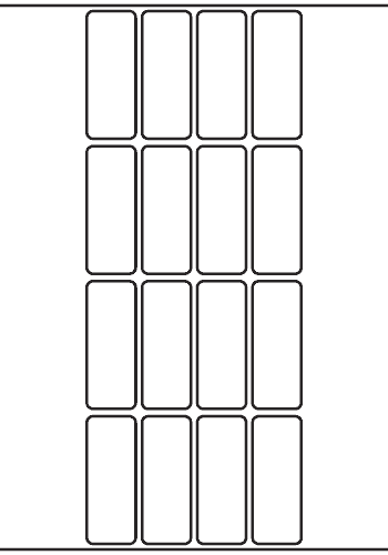 Rectangle Label 23mm x 60mm - 4,400 labels per roll