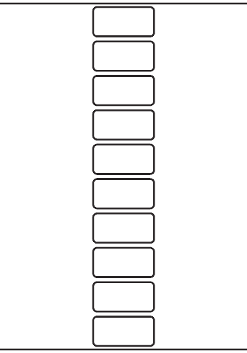 Rectangle Label 54mm x 26mm - 2,300 labels per roll