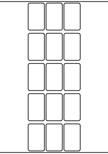 Rectangle Label 30mm x 50mm - 3,750 labels per roll