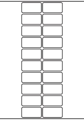 Rectangle Label 50mm x 26mm - 4,740 labels per roll