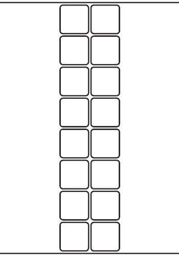 Square Label 35mm x 35mm - 3,660 labels per roll