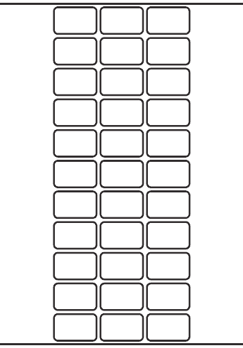 Rectangle Label 32mm x 20mm - 9,090 labels per roll