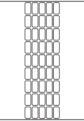 Rectangle Label 15mm x 29mm - 10,650 labels per roll