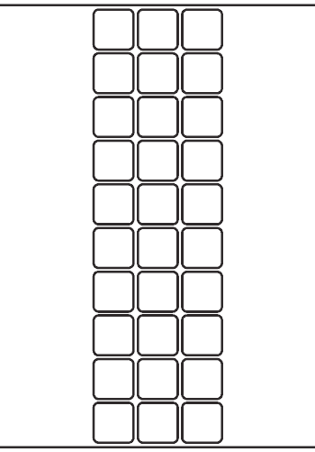 Square Label 26mm x 26mm - 7,110 labels per roll