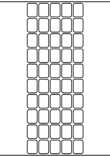 Rectangle Label 18mm x 25mm - 12,500 labels per roll